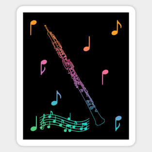 Musical Oboe Sticker